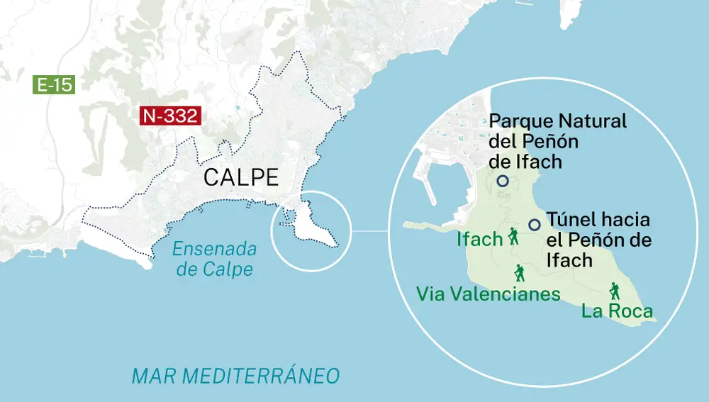 Localizador del Peñón de Ifach