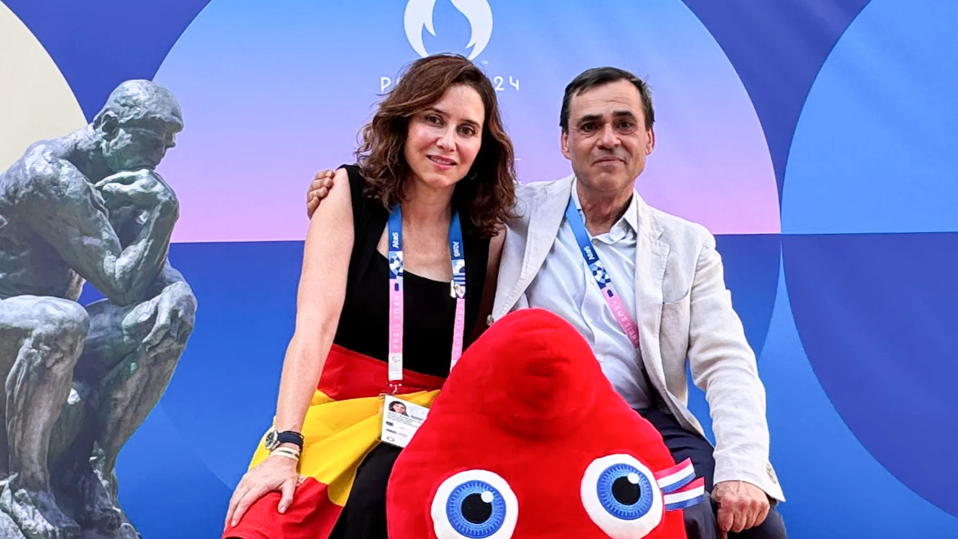 Isabel Díaz Ayuso en la inauguración de los Juegos Paralímpicos de París.