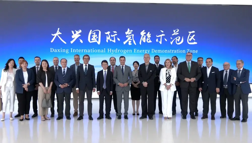 China.- Moreno valora la apuesta de la empresa Hygreen por Andalucía con una inversión millonaria en Sevilla, Huelva y Málaga