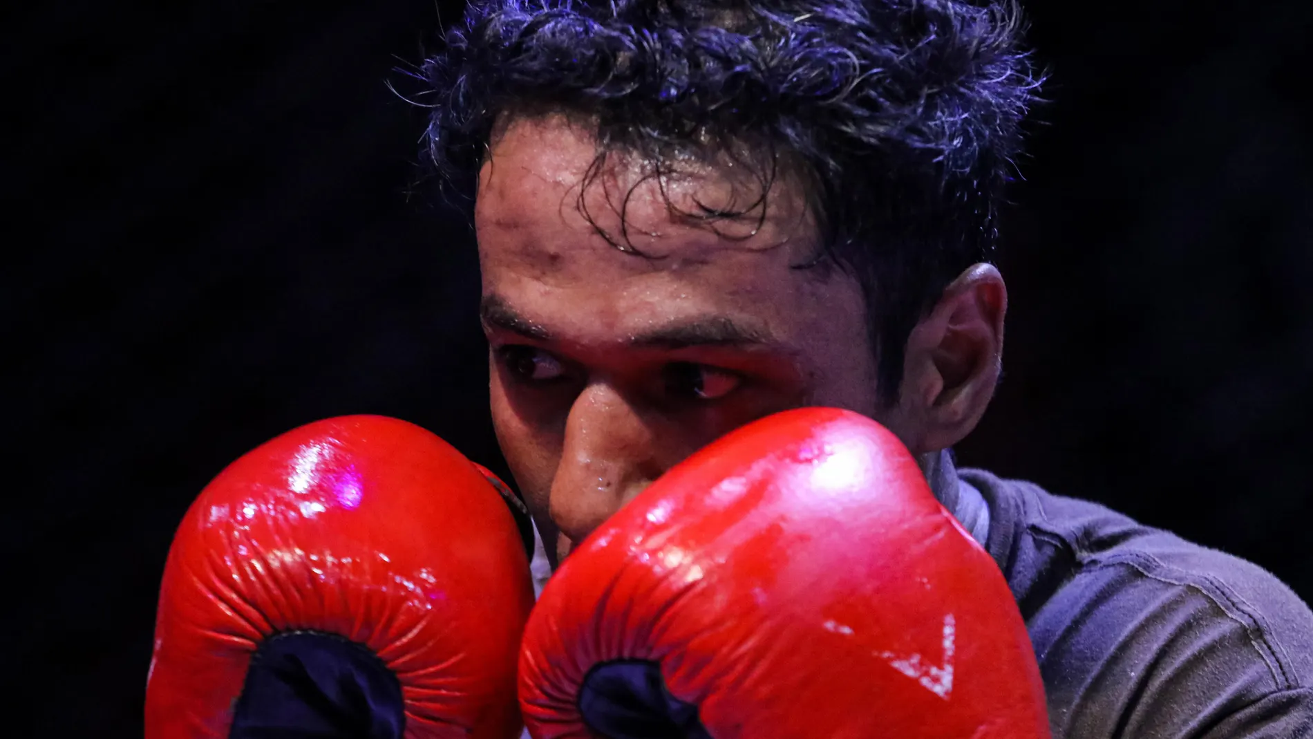 Kabul (Afghanistan), 27/08/2024.- An Afghan man practices mixed martial arts at a club in Kabul, Afghanistan, 27 August 2024 (issued 28 August 2024). The Taliban administration has officially banned Mixed Martial Arts (MMA)/Free Fight, deeming it incompatible with Islamic teachings. It was announced by the Ministry for Promotion of Virtue and Prevention of Vice to the National Olympic and Physical Training Committee, citing concerns over violence and safety risks associated with the sport. Th...