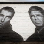 Oasis mural in Manchester