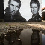 Oasis mural in Manchester