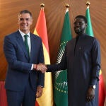 Pedro Sánchez se reúne con el presidente de la República del Senegal Bassirou Diomaye Faye