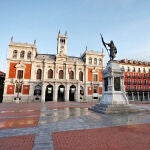 Edificio del Ayuntamiento, en la Plaza Mayor de Valladolid