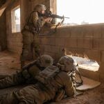 This handout picture released by the Israeli army on August 30, 2024 reportedly shows Israeli soldiers operating in Jenin in the occupied West Bank.