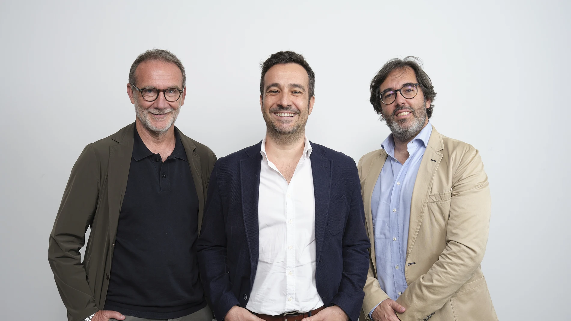 Álvaro Díaz, Álex Martínez y Jorge de la Vega.