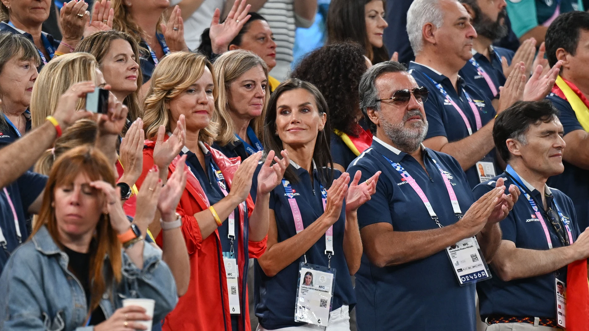 La Reina Letizia en los Juegos Paralímpicos en París.