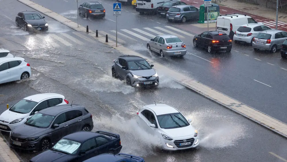 Las fuertes lluvias siguen en Castilla y León