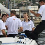 La Princesa Leonor realiza su primera salida a la mar en instrucción en la Escuela Naval Militar de Marín