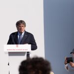 Puigdemont, en el mitin de Barcelona