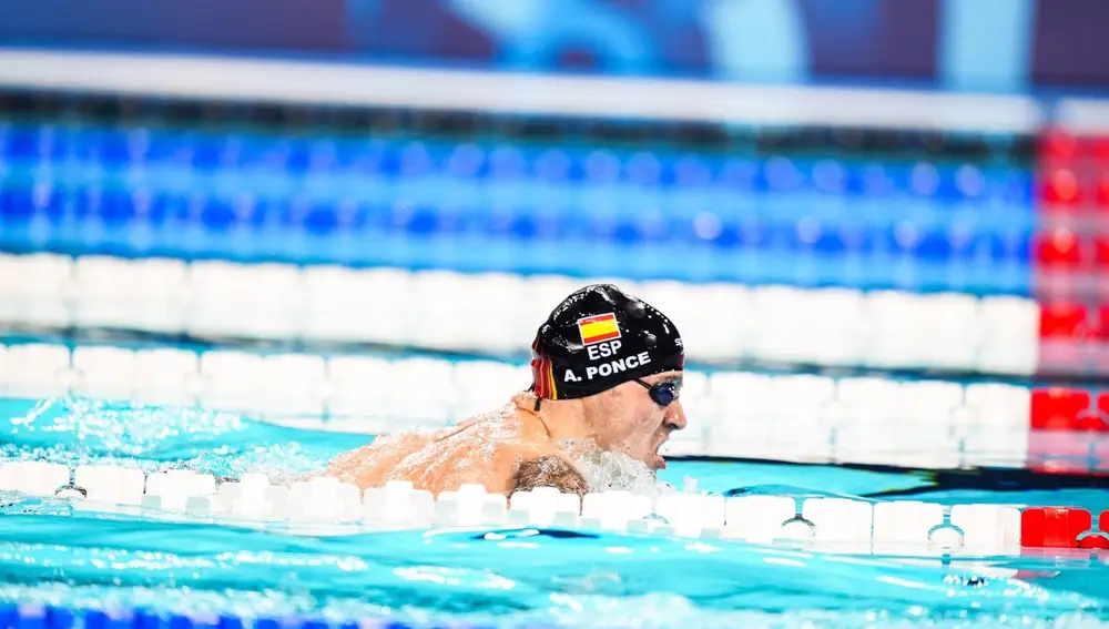 JJ.PP/Natación.- Toni Ponce estrena su medallero en París con una plata en 100 braza S5