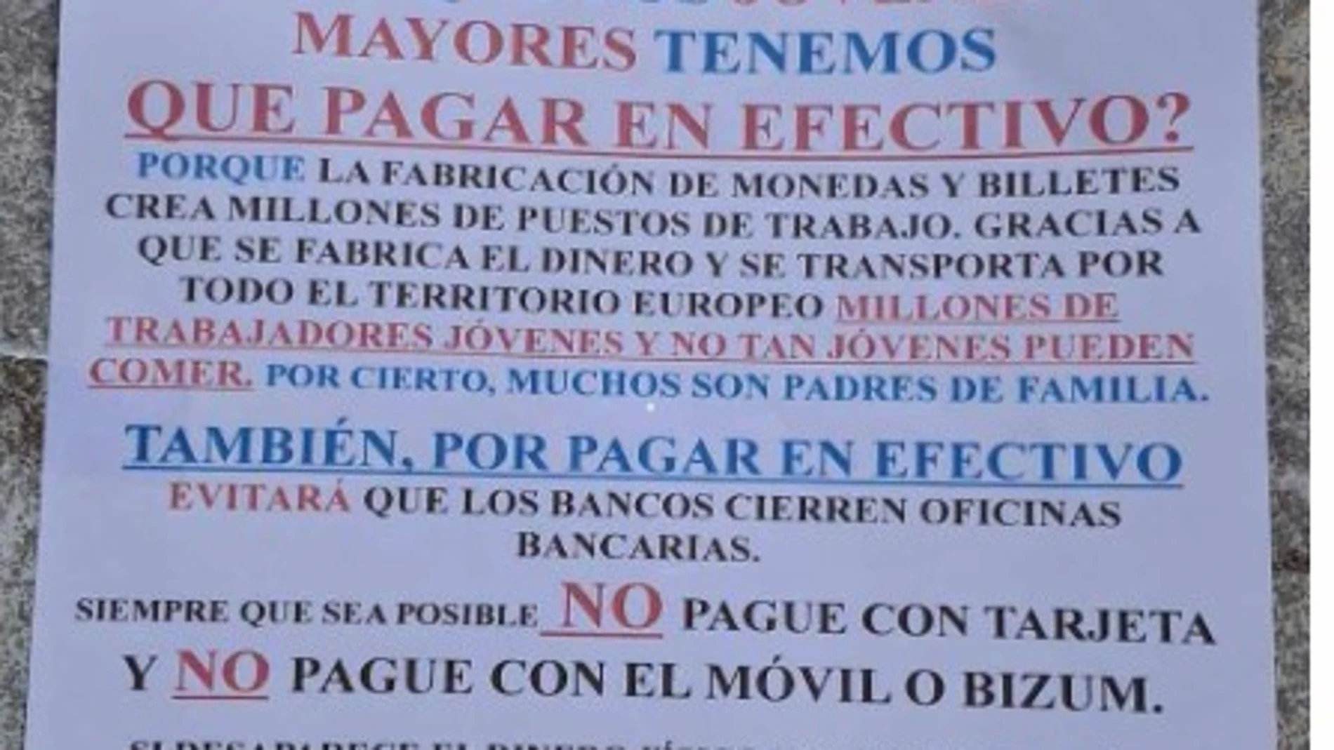El cartel, en redes sociales