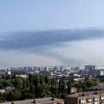 Russian missile attack on Kyiv