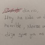 Tachón en el papel