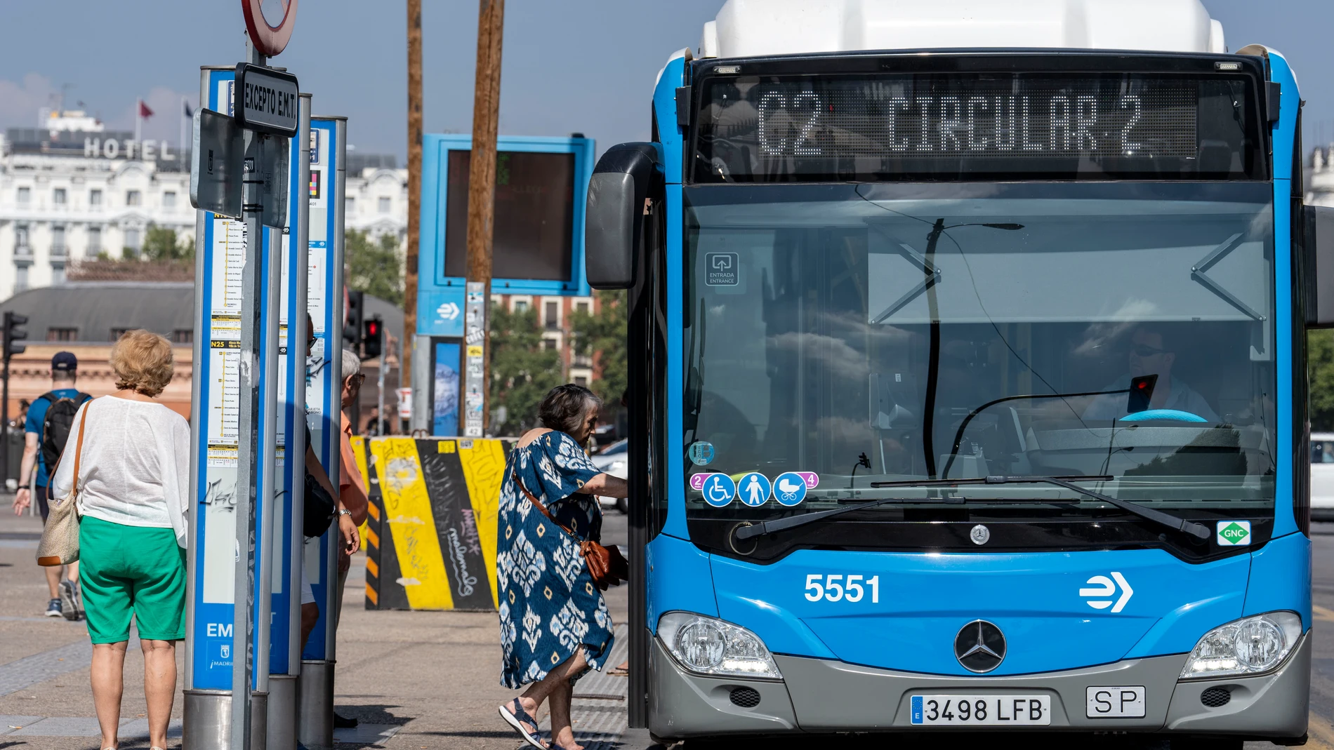Los autobuses de la EMT de Madrid vuelven a ser gratis este lunes