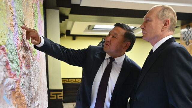 Russian President Vladimir Putin visits Tuva in South Central Siberia