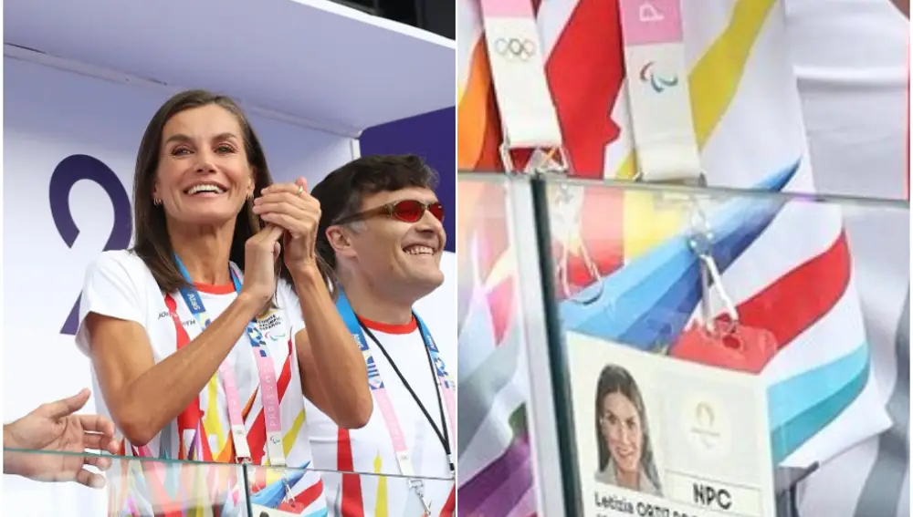El detalle de la acreditación de la Reina Letizia en los Juegos Paralímpicos de París