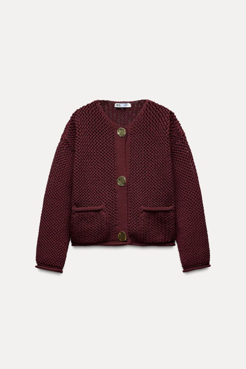 Chaqueta de punto grueso