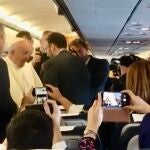 Vuelo papal a Rabat en 2019
