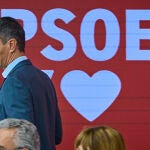 Pedro Sánchez, en la reunión de la Comisión Ejecutiva del PSOE