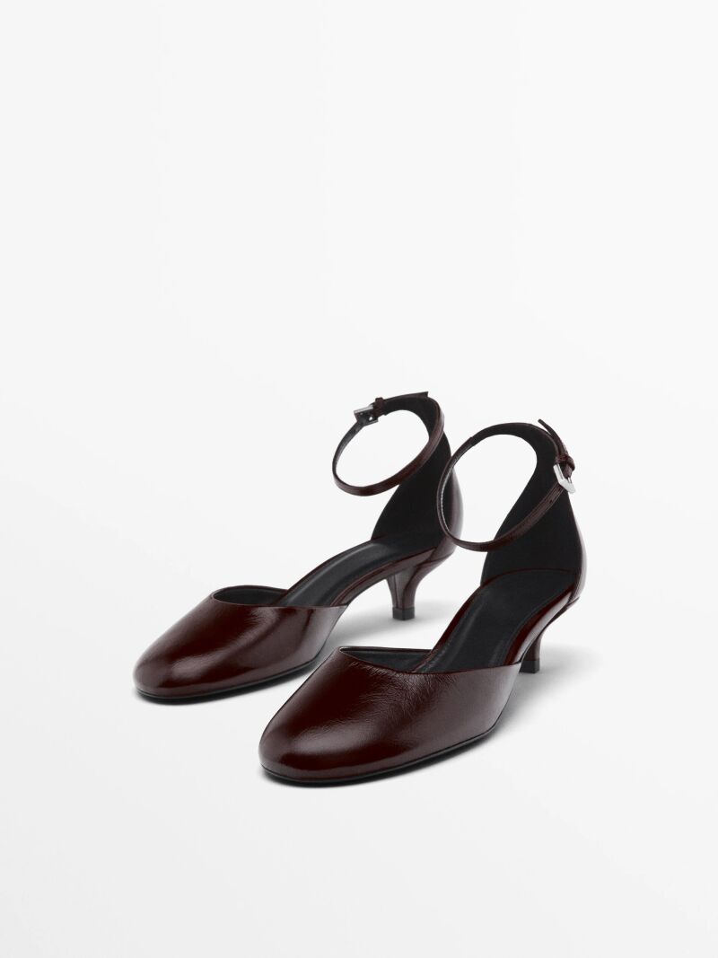 Zapato tacón punta redonda