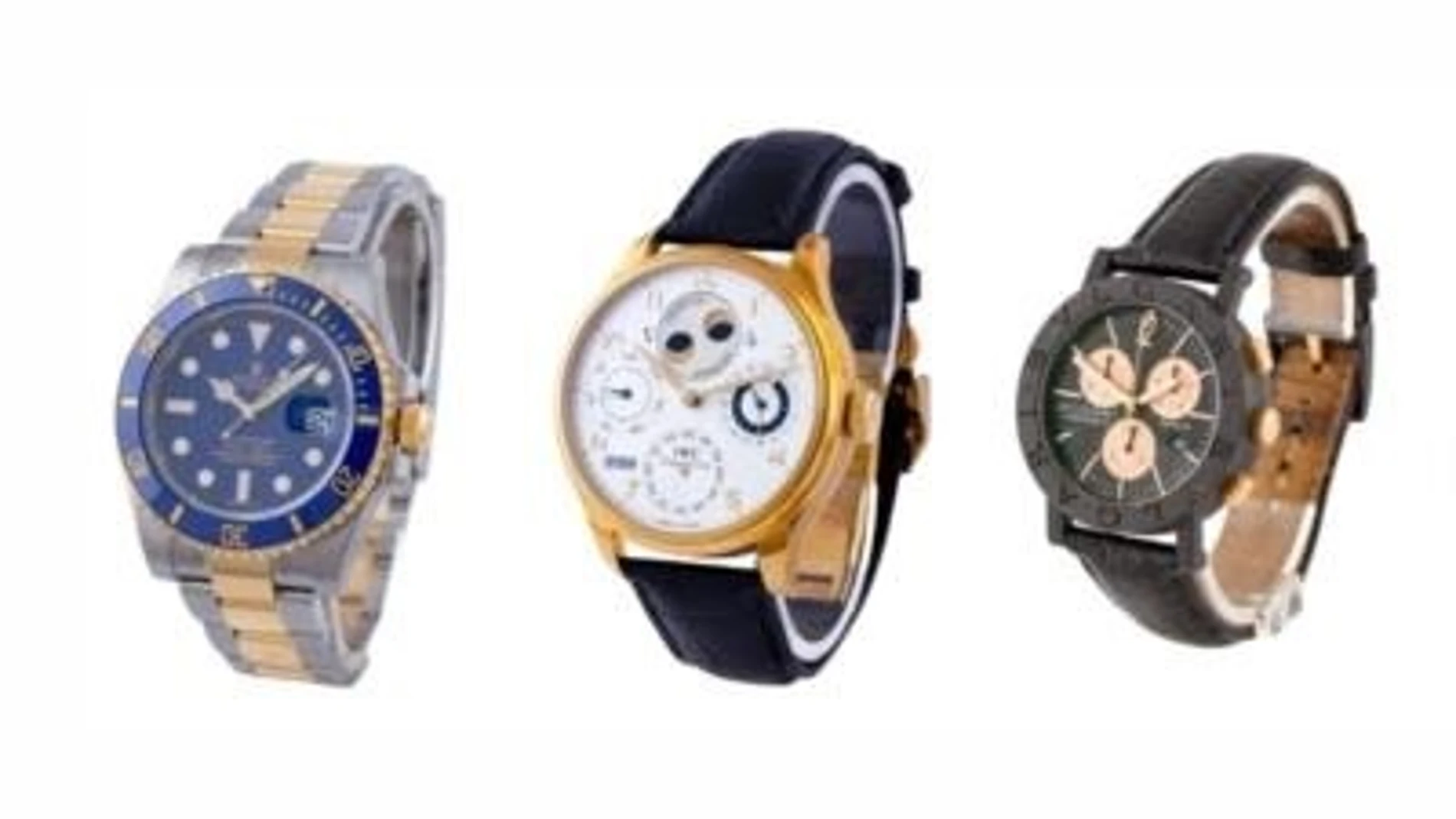 Sanidad subasta más de 500 relojes de lujo