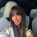 Violeta Mangriñán y su cambio de look.