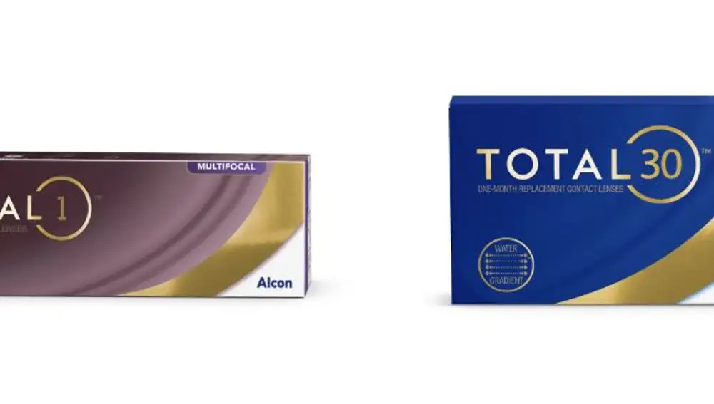 Lentes de contacto DAILIES TOTAL1 y TOTAL30.