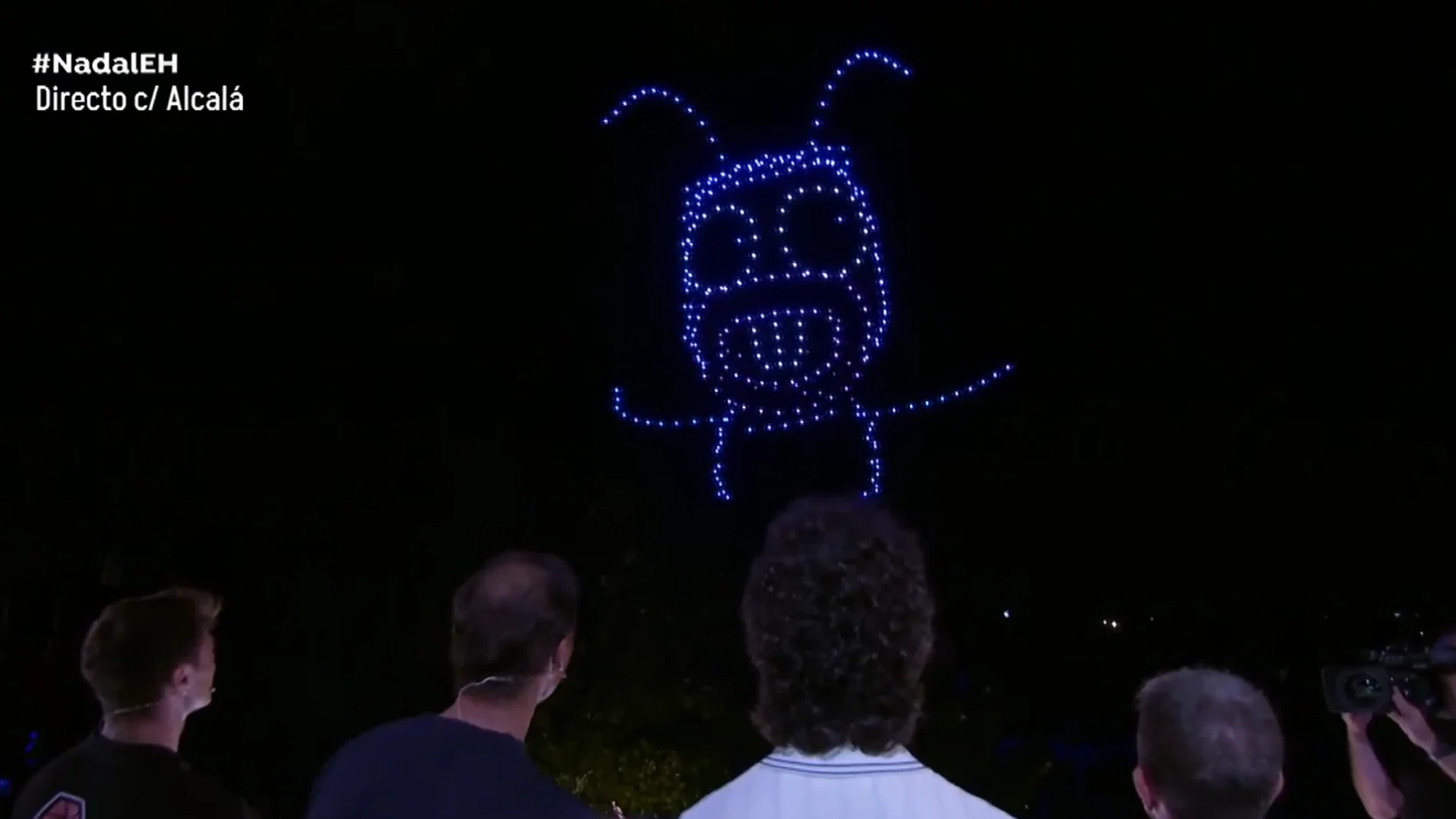"El Hormiguero" demuestra su potencial iluminando Madrid con 350 drones