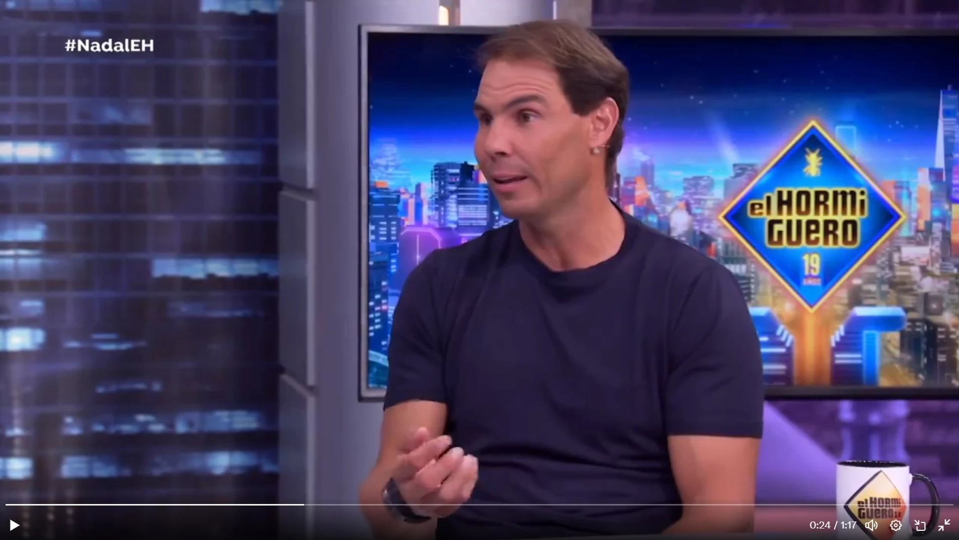 Nadal no quiso responder su vicio más inconfesable en El Hormiguero