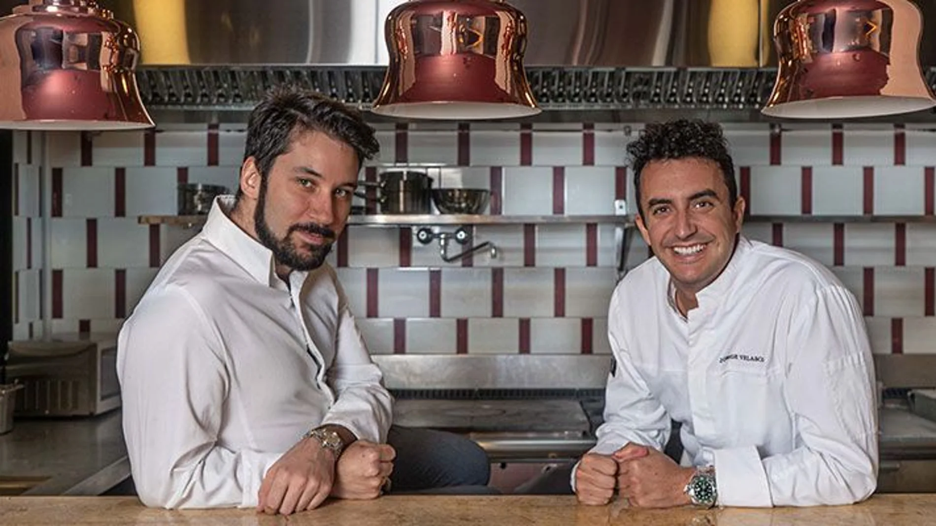 Los cocineros Jorge Velasco y Joaquín Serrano