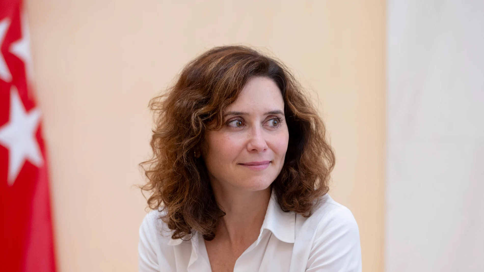 La presidenta de la Comunidad de Madrid, Isabel Díaz Ayuso, durante una reunión en la Real Casa de Correos, a 3 de septiembre de 2024, en Madrid (España). El acto ha sido con motivo de su pase a retiro. 03 SEPTIEMBRE 2024 Alberto Ortega / Europa Press 03/09/2024
