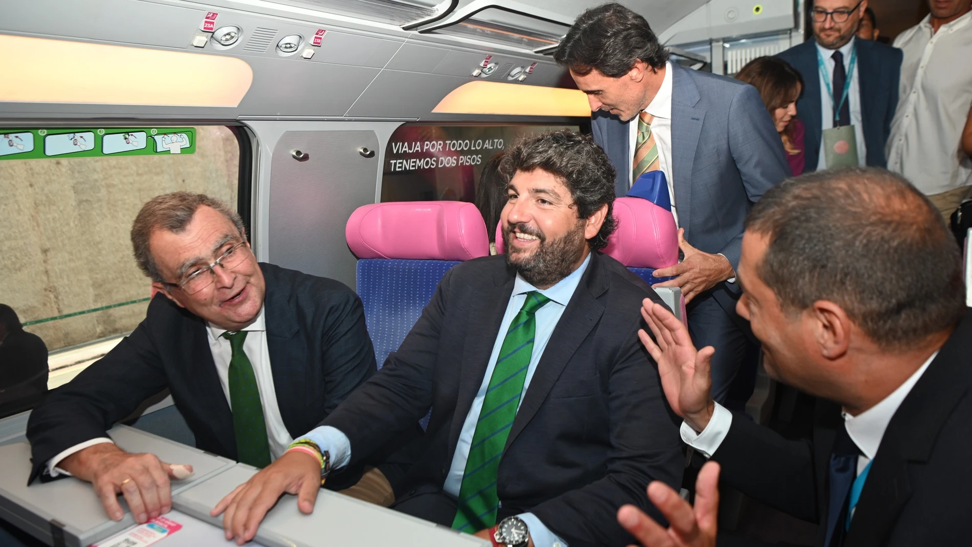 Acto de inauguración de la nueva línea de alta velocidad Madrid-Elche-Murcia operada por la compañía Ouigo