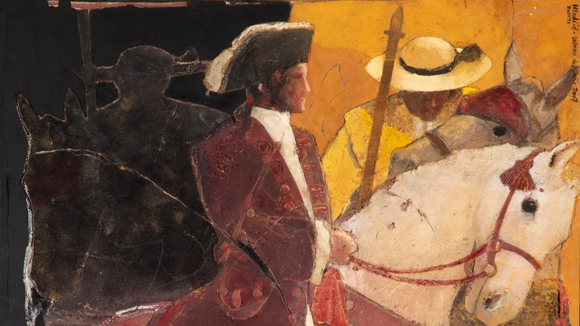 "Sin título (torero a caballo)" (2007), de Miguel Zapata