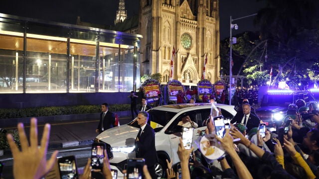 El Papa en Jakarta