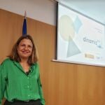 La directora de la Fundación Ciudad de la Energía, Yasodhara López, presenta el proyecto