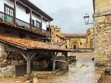 Colegiata de Santa Juliana, en Santillana del Mar. Colegiata de Santa Juliana, en Santillana del Mar.