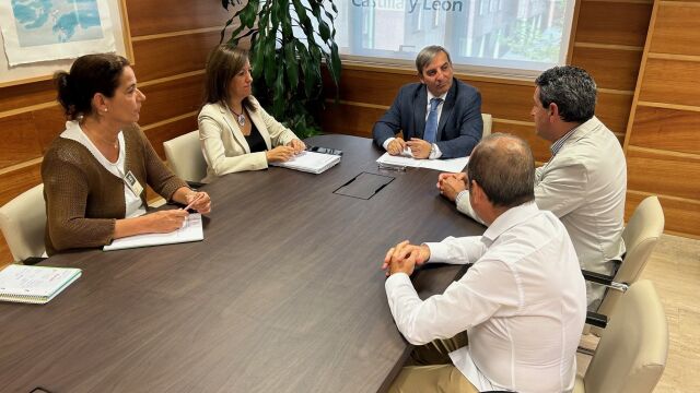 Sanz Merino durante el encuentro mantenido en Valladolid