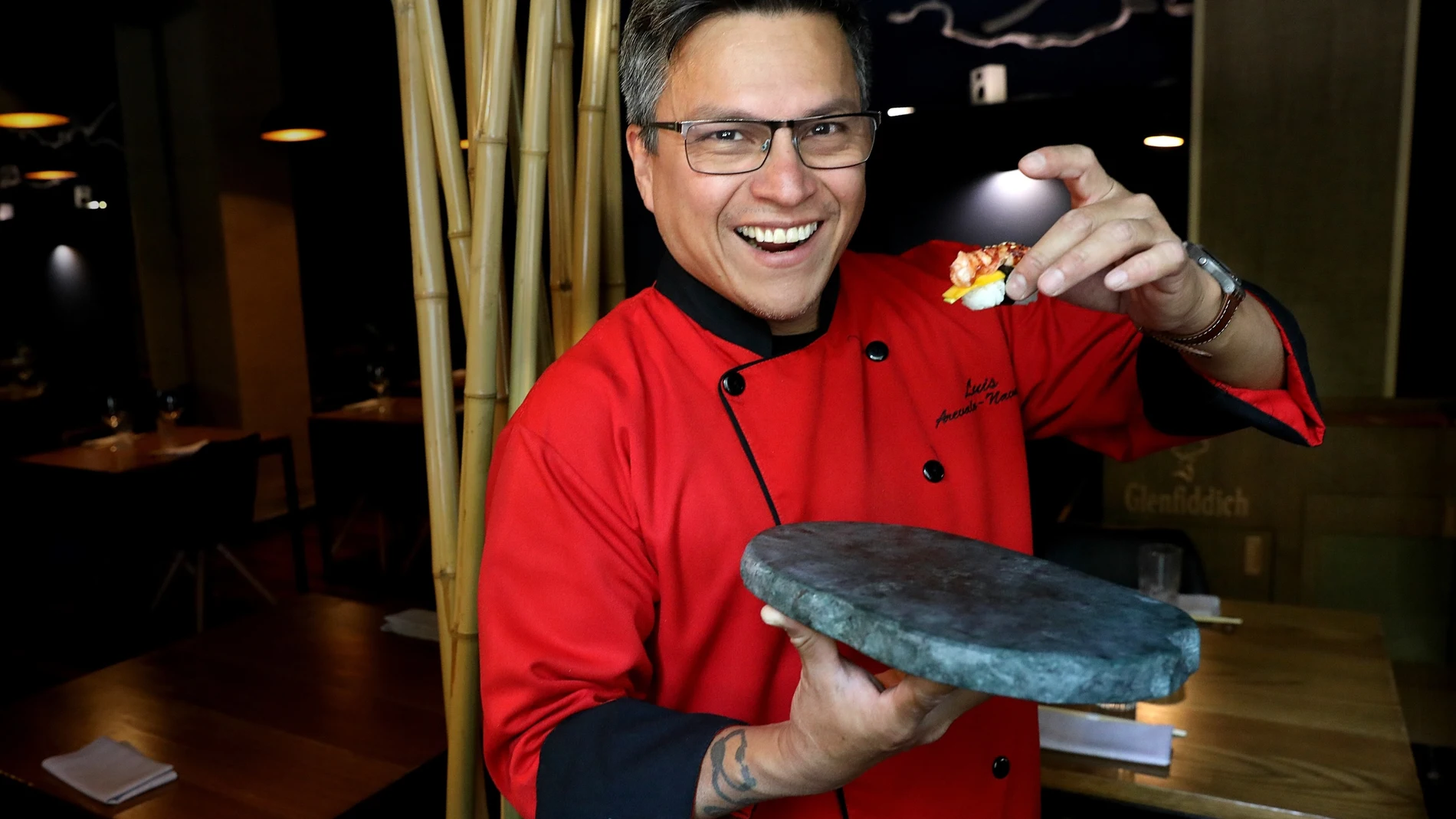 El cocinero Luis Arévalo