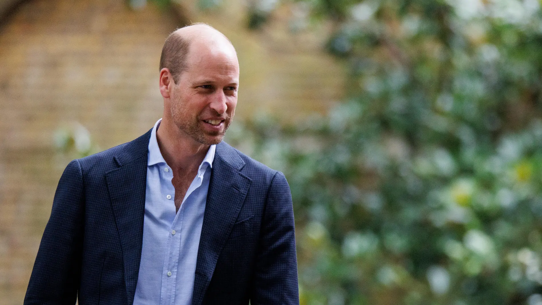 London (United Kingdom), 05/09/2024.- Britain's William, Prince of Wales arrives at the Saatchi Gallery to visit the 'Homelessness: Reframed' exhibition in London, Britain, 05 September 2024. The exhibition aims to explore the complexities of homelessness across Britain and give the visitors an opportunity to better understand the people with experiences of homelessness. (Príncipe de Gales, Reino Unido, Londres) EFE/EPA/TOLGA AKMEN