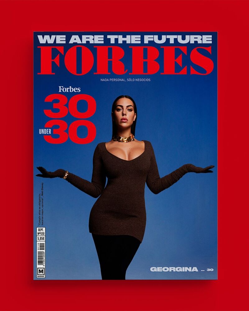 Georgina Rodríguez conquista la portada de "Forbes" y el éxito a los 30