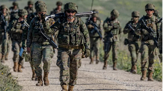 Maniobras del Ejército de Tierra español