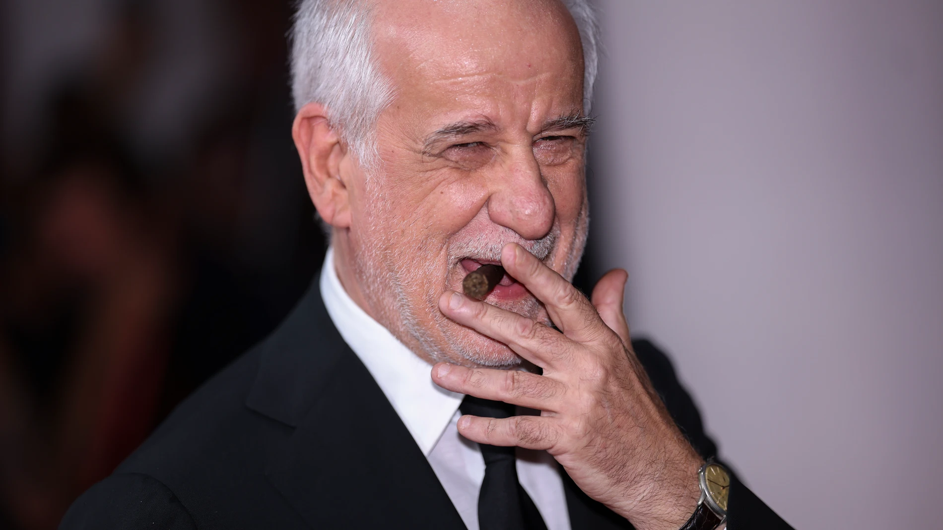 Toni Servillo poses for photographers upon arrival for the premiere of the film 'Sicilian Letters' during the 81st edition of the Venice Film Festival in Venice, Italy, on Thursday, Sept. 5, 2024. (Photo by Vianney Le Caer/Invision/AP)