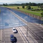 Carreteras con paneles solares