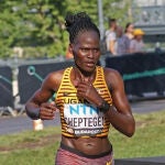 Rebecca Cheptegei, en una carrera