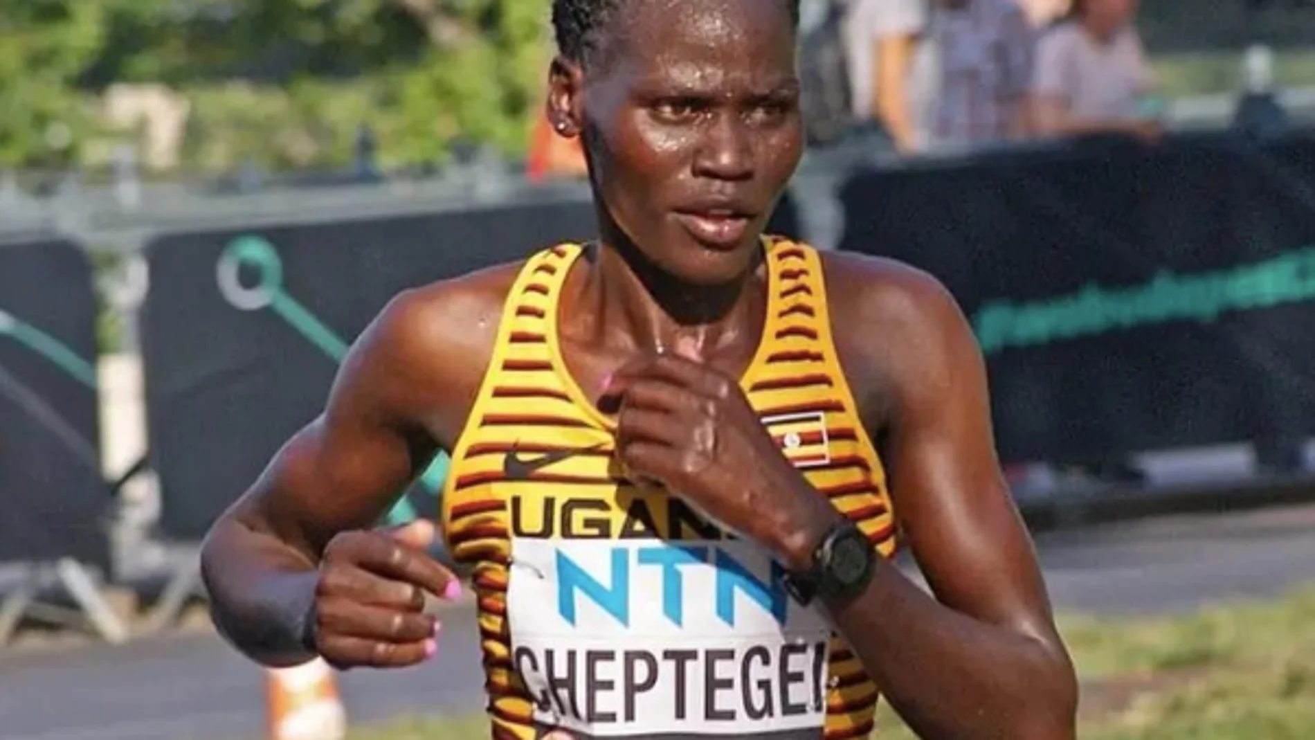 Rebecca Cheptegei, en una carrera