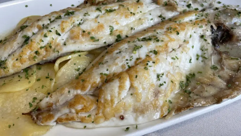 Dentón a la plancha