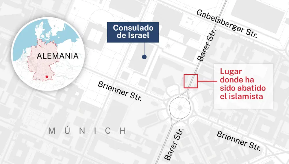 Islamista abatido en Múnich