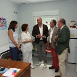 De Vicente en el consultorio médico de Palazuelos de Eresma (Segovia)