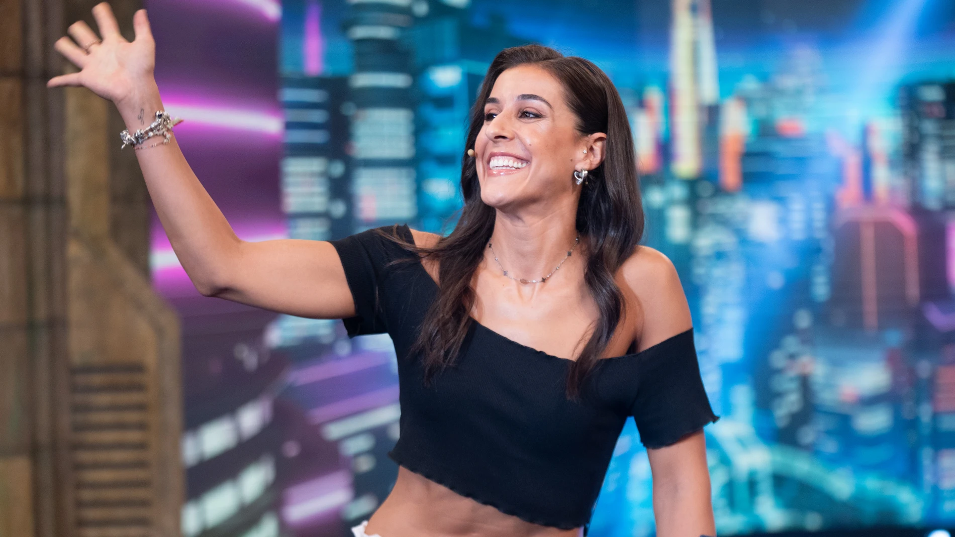 Carolina Marín y su look en 'El Hormiguero'.